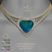 Oceanheart Twins Necklace